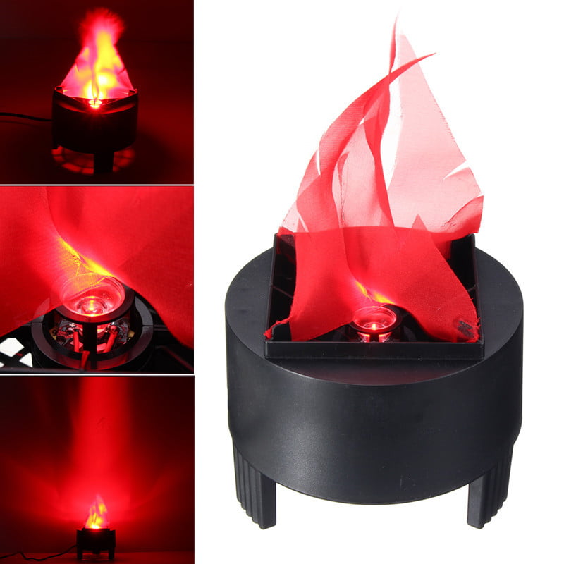 3D LED Electric Fake Fire Lamp Torch Flame Light for Halloween Theme Decor