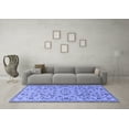 thumbnail image 3 of Ahgly Company Indoor Rectangle Persian Blue Traditional Area Rugs, 2' x 4', 3 of 4