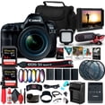 thumbnail image 1 of Canon EOS 5D Mark IV DSLR Camera with 24-70mm F4L Lens 1483C018 4K Monitor Pro Mic 2 x 64GB Memory Card Color Filter Kit Filter Kit 3 x LPE6 Battery External Charger International Model, 1 of 7
