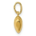 thumbnail image 2 of Auriga Fine Jewelry 14K Yellow Gold 3-D Puffed Heart Charm for Women, 2 of 5