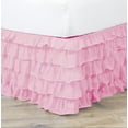 thumbnail image 2 of Solid Color Pleated Ruffled Bed Skirt - Dust Ruffle - All Sizes, 2 of 2