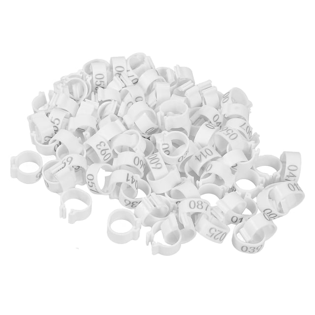 HONMEET 100Ud Anillas Para Patas De En Plástico Duraderas Y Simples De Usar