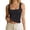 1PC Black Tops, variant on HAYIMI Women Stretch Camisole Tank Tops Soft Ribbed Knit Sleeveless Shirt Casual And Layering Square Neck Summer Solid Color Relaxed Fit Vests