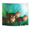 thumbnail image 2 of Cute American Bobtail Cat Print Tapestry-Free Shipping, 2 of 3