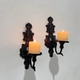 thumbnail image 5 of Dserhfy Vintage Wall Sconces Candle Holder Gothic Iron Art Tealight Candle Holder Living Dining Room Bedroom Wall Mount Candlestick Decoration, 5 of 8