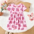 thumbnail image 2 of Kogui Summer Dresses for Little Girls Toddler Baby Girl Dress Clothes Girls Dresses Kids Clothing 4T 5T (Pink,4-5 Years), 2 of 9