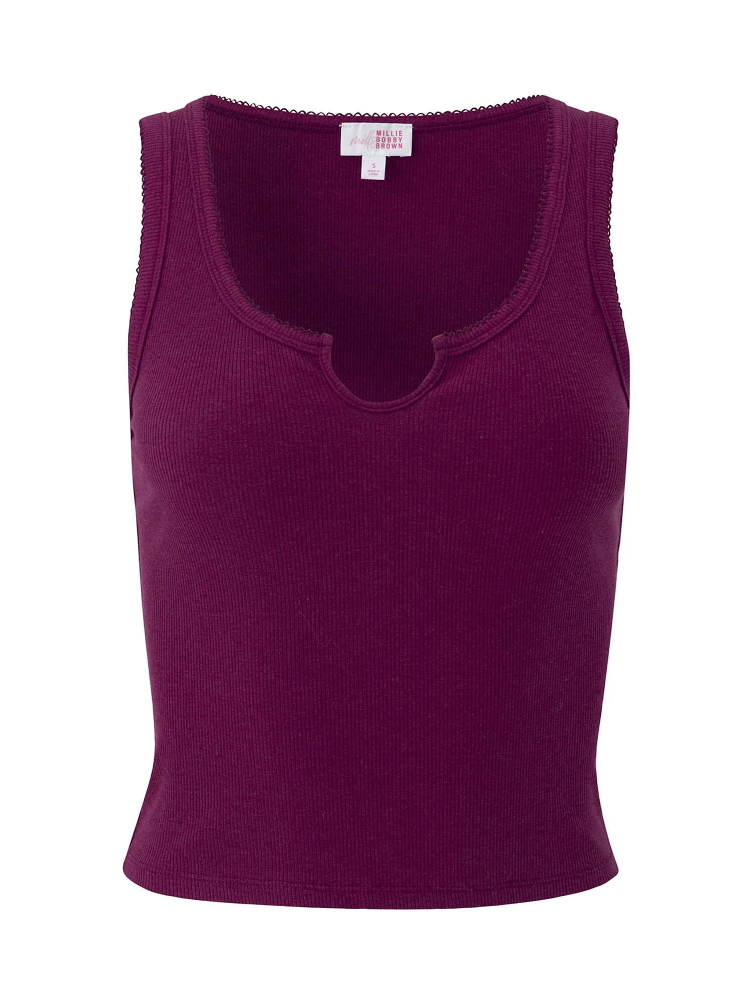 Mills by Millie Bobby Brown Women's Sleep Split Neck Tank, Sizes XS-XXXL