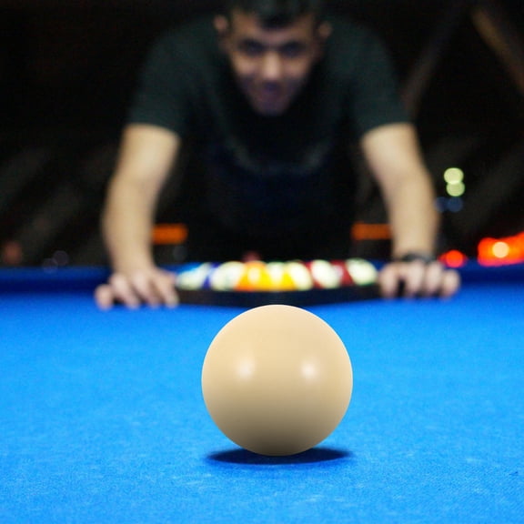 Worgeous 4pcs White Cue Balls for Pool Table 2 Inch Billard Balls for Beginners and Amateur Players for Better Control