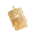 thumbnail image 1 of transemion Macrame Woven Light Shade Chandeliers Hanging Lamp Cover Boho for Home Decor, 1 of 9