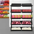 thumbnail image 3 of Market Retail Display Rack Shelf Merchandiser Fruit Vegetable Snack Basket X 10, 3 of 20