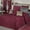 Claret, variant on Classic Camden Fitted Polyester Faux Suede Bedding, 3-Pc Sand King Bedspread Set