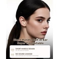 thumbnail image 3 of 2 Pairs Invisible Small Mini Earbuds Sleeping Micro Smallest Discreet Tiny Low Profile Earbud Earphone Ear Buds for Small Ear Canal Wireless Bluetooth Sleep Hidden Headphones, 3 of 8