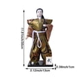thumbnail image 2 of Jiibva 12inch Japanese Samurai Doll - 31cm Tall Traditional Kimono Ninja Warrior Mini Figures - Art Dolls for Collection & Ornaments, 2 of 5