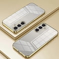 thumbnail image 2 of For Samsung Galaxy S25 Case Electroplating Frame Soft TPU Phone Cover - Green, 2 of 5