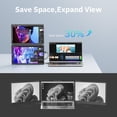thumbnail image 3 of Extensor de pantalla para portátil Maxfree, 15.6 pulgadas, 1080P, FHD, doble monitor, 3 of 9