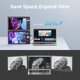 thumbnail image 3 of Extensor de pantalla para portátil Maxfree, 15.6 pulgadas, 1080P, FHD, doble monitor, 3 of 9