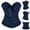 Blue, variant on LADIGASU Women Sexy Lace Chest Support Gathered Corset Corset Corset Corset