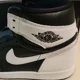 thumbnail image 3 of N I-K-E A i r-Jor-dan 1 Retro High OG Men's Black & White High-Top Sneakers Size 10.5, 3 of 6