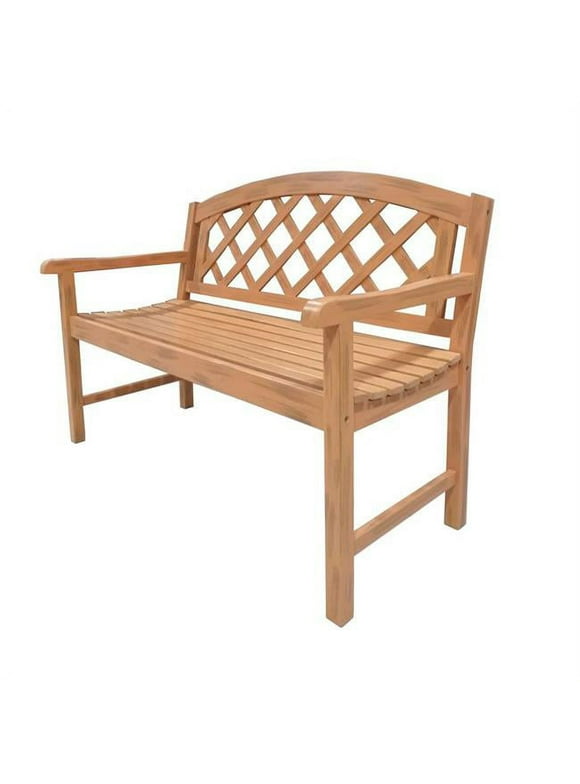 Jack Post 8068221 36 x 48.25 x 24.5 in. Wood Patio Bench