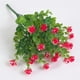 thumbnail image 4 of Ramo de hojas de eucalipto de seda artificial para decoración de bodas, fiestas y hogar rojo, 4 of 7
