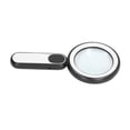 thumbnail image 4 of Usb Handheld Magnifying Glass 20X Optical Magnifier with 21 LED Lights USB Charging Touch Switch, 4 of 7