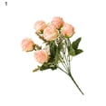 thumbnail image 2 of Visland 4PCS Rose Flower Bouquet Artificial Flowers Wedding Decoration 6 Heads Silk Flowers Fake Roses Flores Home Decor, 2 of 8