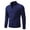#J250716A8 Dark Blue, variant on CYiJun George Zip Up Cardigan Sweaters for Men Casual Mock Neck Ribbed Knitted Fall Winter Chunky Sweaters,Sizes M-3XL