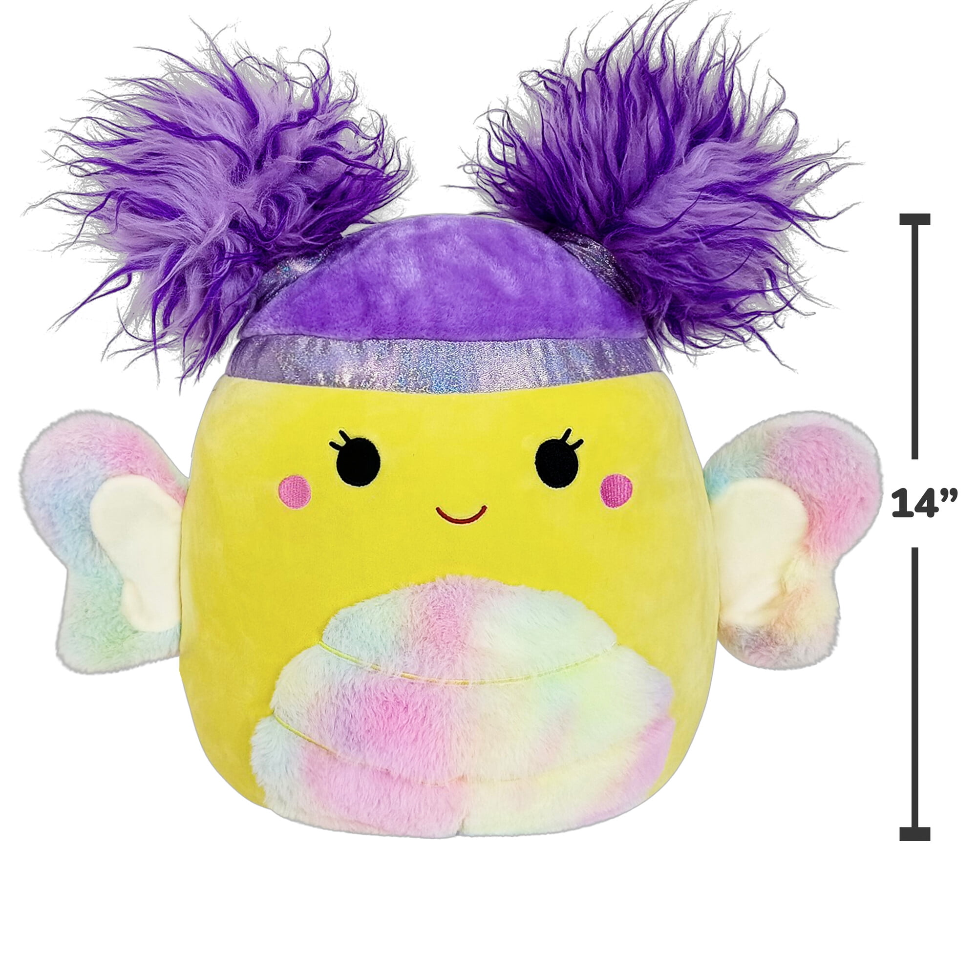 (2 pack) Squishmallows 14 inch Posey Butterfly Squishdoo Plush Toy