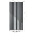 thumbnail image 2 of Cortina de ducha magnética plegable cortina de baño impermeable moderna para el baño, 2 of 9