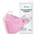 thumbnail image 1 of 20pcs/30pcs Ffp2 Kn95 Máscara Máscara de protección 4 Capas Máscara protectora Máscara facial contra la contaminación del polvo, 30 piezas, rosa, 11 kaili Sencillez, 1 of 4