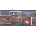 thumbnail image 2 of Canards sur Timbres-Poste Soir Bord de Papier Peint Lac Retro Conception, Rouleau 15' x 10'', 2 of 3