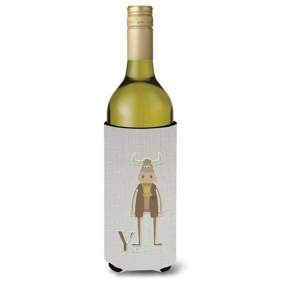 Alphabet Y for Yak Wine Bottle Hugger