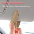 thumbnail image 2 of Soporte para gafas de sol para visera de coche Gafas de sol Clip Gafas de cuero magnéticas Soporte para gafas Camión Accesorios interiores de coche Universal para mujer Hombre -negro, 2 of 3