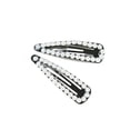 thumbnail image 1 of Snap Barrettes Pearl Hair Clips for Girls 2Pcs White Hair Accessories, 1 of 4