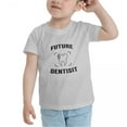 thumbnail image 3 of Future Dentisit Funny Toddler T-Shirts for Boys Girls (Gray, Youth S), 3 of 5