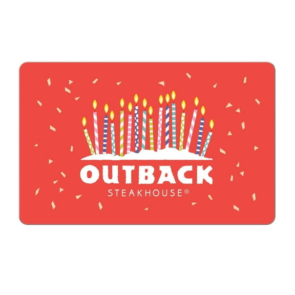 Outback Steakhouse $25 Birthday eGift Card [Email Delivery]