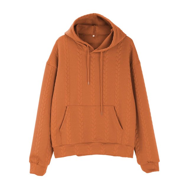 MITCOWBOYS Chandails à Capuchon pour Hommes Manteau Décontracté d'Automne à Capuche Manches Longues Pull Tricoté Graphique Chandails en Molleton pour Hommes TG (Liquidation) Rouge