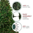 thumbnail image 5 of Northlight 7.5' Prelit Artificial Christmas Tree Medium Mixed Scotch Pine - Clear Lights, 5 of 6
