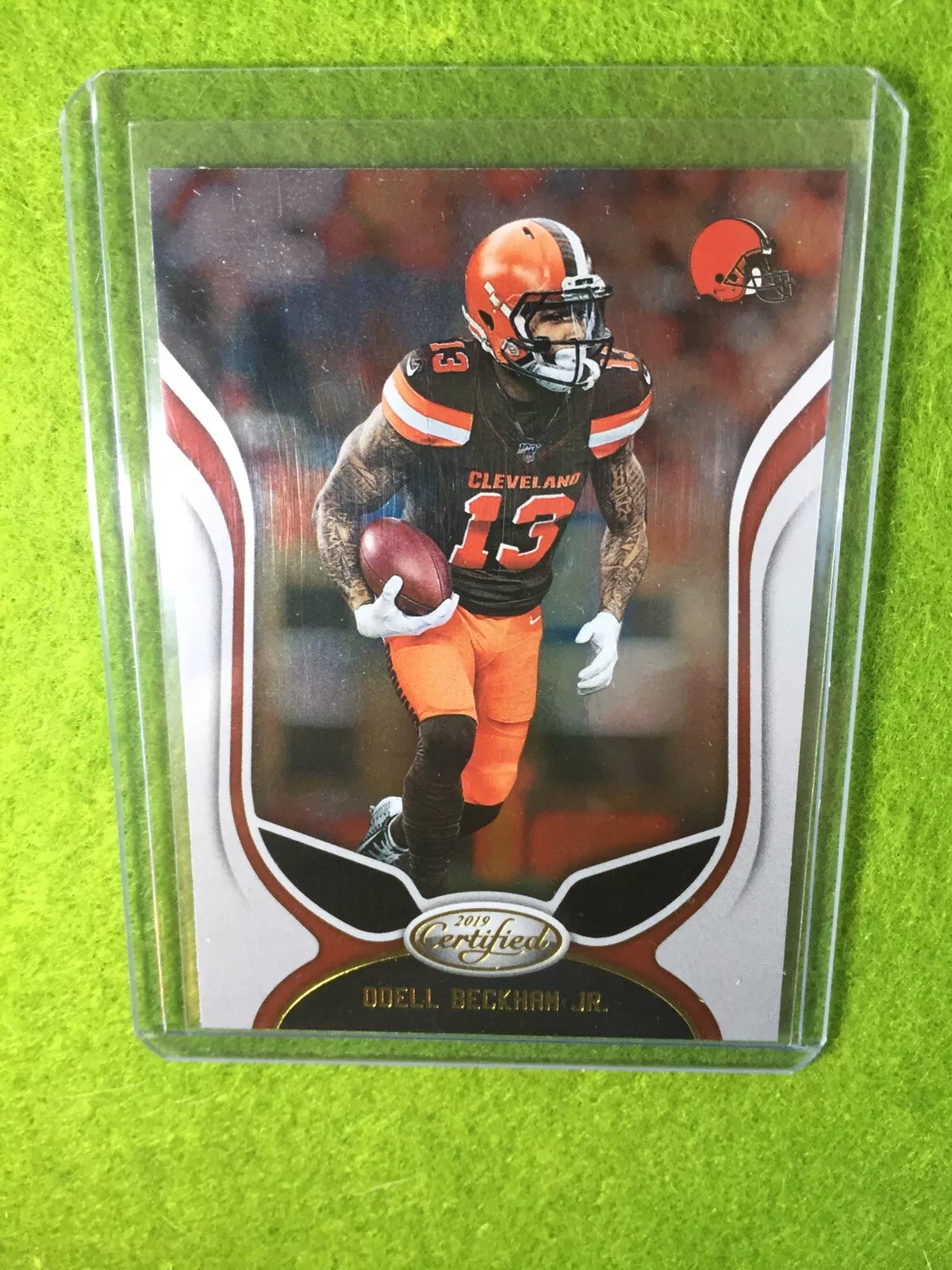 ODELL BECKHAM JR CARD JERSEY #13 CLEVELAND BROWNS FOOTBALL 2019 Panini Certified