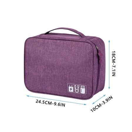 Labakihah organization and storage Electronic Organizer Travel Universal Cable Organizer Cable Cord Bag Electronics storage bag