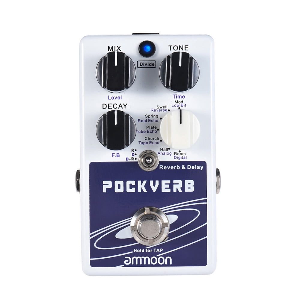 Effect Pedal,7 7 Function 7 De Delay 7 Delay Tempo Function Pédale Pour Tap Tempo Function Versatile Sound Pedal 7 Delay Function Pockverb Pedal Pockverb Delay De Pockverb - Features And