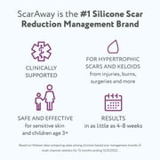 ScarAway Advanced Skincare 100 Percent Medical Grade Silicone Scar Gel, 3 Month Supply