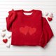 thumbnail image 1 of Blusas y camisas de manga larga con cuello redondo Estampado para niños Estampado de manga larga Casual Suelto Forro polar para mayor calidez Sudadera con capucha de manga larga con cuello redondo par, 1 of 5