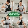 thumbnail image 3 of Hempvana Arrow Posture - Fully Adjustable Posture Support & Posture Corrector for Upper Body - Helps Correct Slouching, Text Neck and Hunching Over (L/XL), 3 of 7