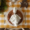 thumbnail image 4 of Buffalo Check Collection, Classic Farmhouse Tablecloth, Tablecloth, 60x84, Honey Gold, 4 of 6