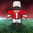 thumbnail image 2 of Bleacher Creatures Georgia Bulldogs Hairy Dawg 24" Mascot Bleacher Buddy, 2 of 4