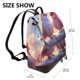 thumbnail image 2 of Easygdp Heart Sky Bird Couple Mochila de Cuero para Mujeres, Bolso de Hombro, Bolsos de Mano de Moda para Trabajo y Viajes, 2 of 4