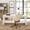 White, variant on BALANBO Farmhouse Executive Writing Desk with Drawers, Wood Computer Desk for Home Office, Large Rustic Workstation, Natural