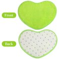 thumbnail image 3 of BRIGHTFUFU Alfombra Corazón Verde De Material Poliéster Para Con Atractivo, 3 of 6