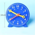 thumbnail image 3 of Kids Educational Learning Clock with Movable Hands, 12/24 Hour Time Teaching Clock Toy for Preschool Early Time Cognition, Classroom Home Learning Aid for Children, 3 of 7